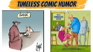 Timeless Comic Cartoons About Life and Aging | Humorous Comic Panels