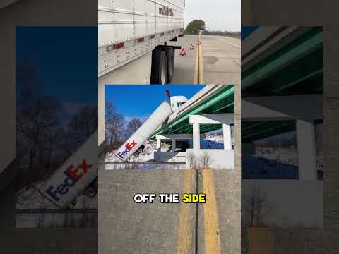 this guy trailer fell off his semi truck and he had to wait outside of walmart #truckdriver