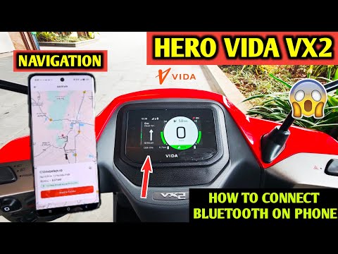 Hero Vida VX2 Bluetooth Navigation | How to CONNECT BLUETOOTH and How to Use ? JD Vlogs Delhi