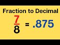 Understanding Fractions as Decimals