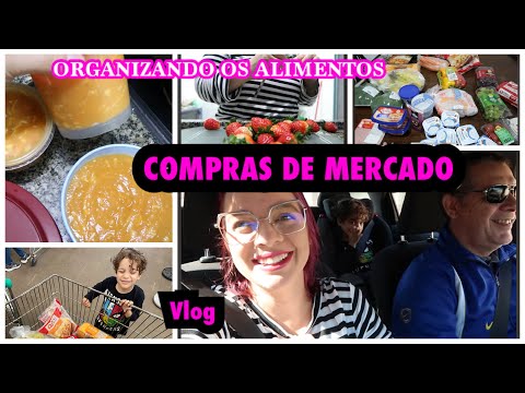 SÓ ASSIM PRA CONSEGUIR - COMPRAS DE MERCADO E ORGANIZANDO OS ALIMENTOS - VLOG