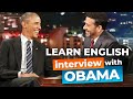 Learning English with Barack Obama on Jimmy Kimmel Live!