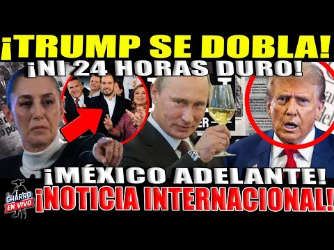 VIVA MEXICOOO!! TRUMP SE DOBLA ¡NI 24 HORAS AGUANTO! CON ESTO CLAUDIA SORPRENDE AL MUNDO 1