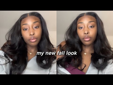 My NEW FALL LOOK 🐆🍂🍒| ULA GLUELESS WIG INSTALLATION