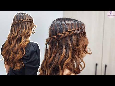 ¡Prueba esta linda trenza en solo 5 minutos!
