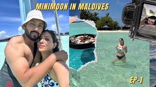 Humara Minimoon in Maldives 🤣 Rich vibes in Seaplane 💰 😎 EP-1