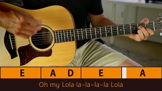 LOLA – The Kinks | Guitar & Vocals (Play-Along)