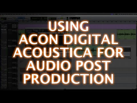 Acon Digital Acoustica Premium For Audio Post Production