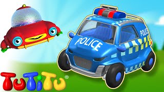 🎁 TuTiTu Costruisce un Macchina di policia 🤩 Impara divertendoti con costruzioni facili! 🍿
