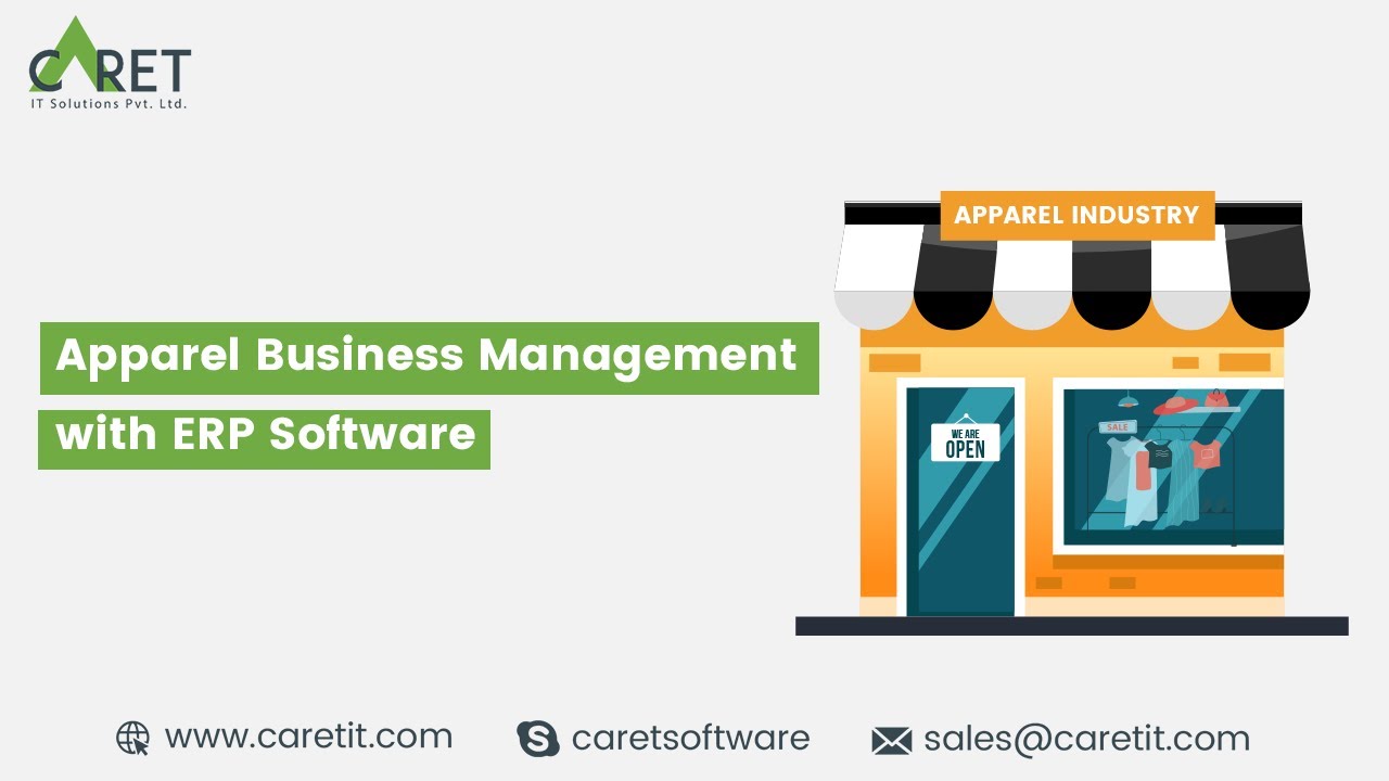 ERP Software For Apparel Business Management | 6/20/2022

Today's, the apparel & garment industry has been challenged by the growth of global markets for their business management.