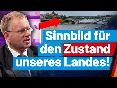 💥🚫Lebensgefährliche Ampel-Politik: Brückeneinsturz in Dresden! Dr. Dirk Spaniel – AfD-Fraktions-TV