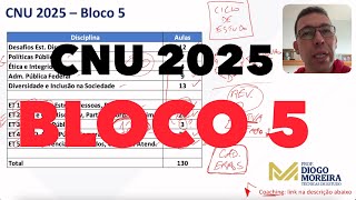 CNU 2025 Bloco 5: Análise do edital e dicas de estudo