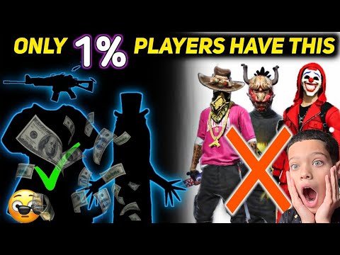 5 Rare Items Only 1% Players Have 😳 #freefire .