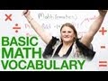 Exploring Basic Math Vocabulary in English
