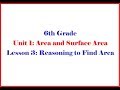 Area and Tile Size Relationships