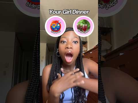 The worst girl dinner ever! #Shorts