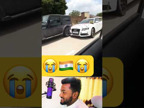 luxury car crash in India ? damage car ? motivation/top 1/ live / ??? #shorts #thar