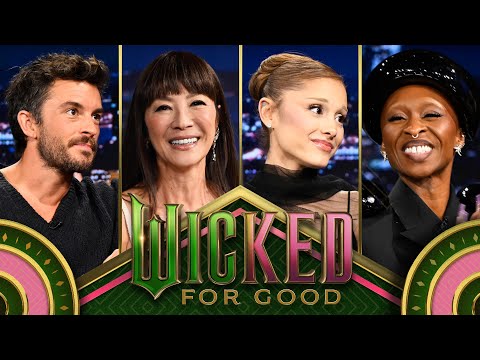 Cynthia Erivo, Ariana Grande, Jonathan Bailey and Michelle Yeoh Talk Wicked: For Good | Tonight Show