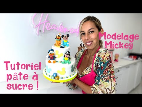 🍰MODELAGE Mickey Pâte à sucre 🍰