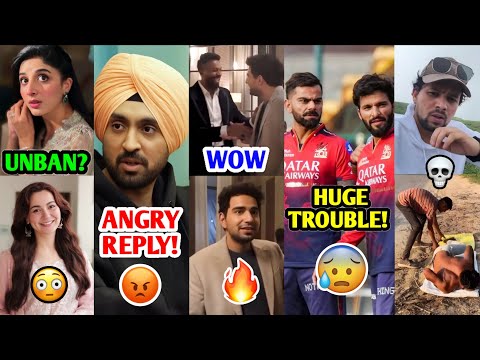 WTF is going on...?! 😱| Diljit ANGRY REPLY, RCB in TROUBLE, Samay Raina, Zayn Saifi, Thugesh |