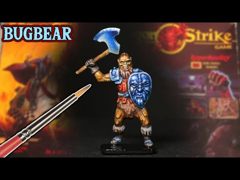 Bugbear Mini Painted with Triad Colors - Dragon Strike board game