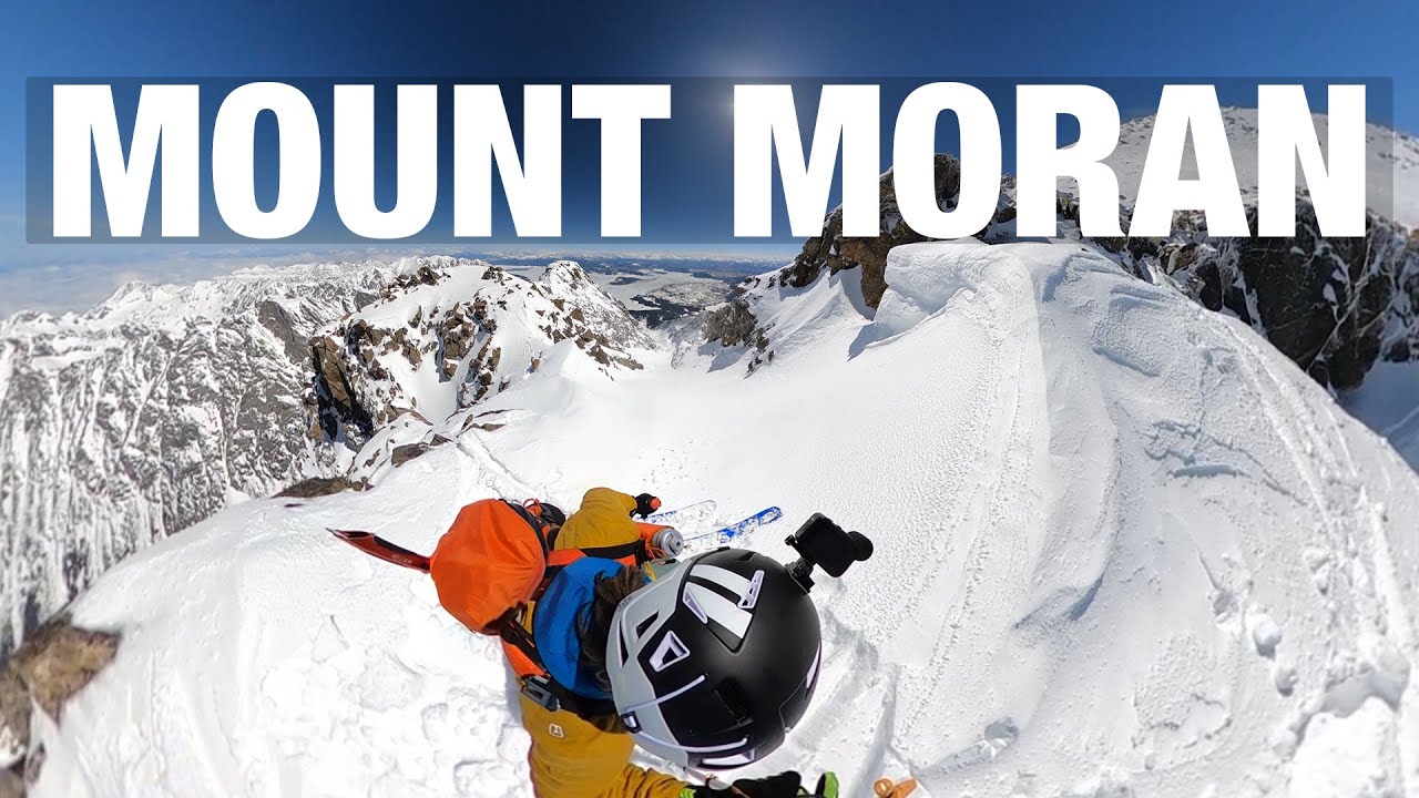 Mount Moran // Skiing Skillet Glacier Sick and Solo - Mountain trips