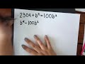 Solving Equations and Techniques