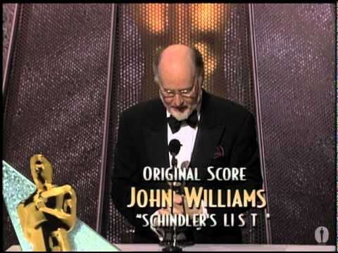 John Williams winning Best Original Score for 