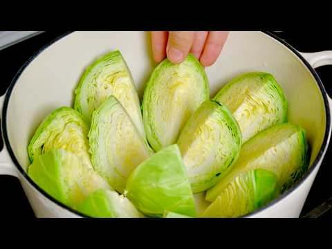 Cabbage made this new way is so delicious and healthy! Cabbage recipe to surprise everyone!