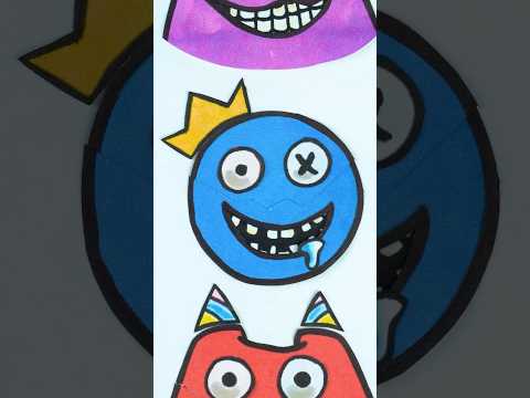 PUZZLES RAINBOW FRIENDS and GRIMACE SHAKE #grimaceshake #rainbowfriends #drawing #shorts