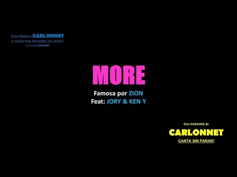 More (Karaoke) – Zion