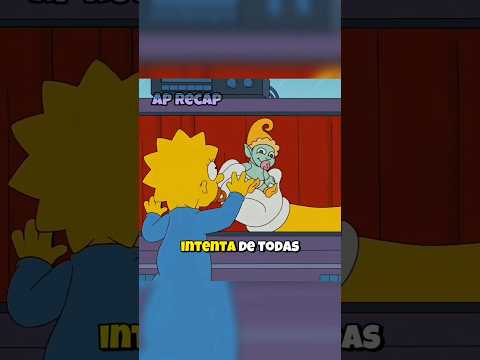Maggie quiere al bebé duende de Krusty en Los Simpson