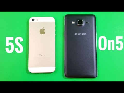 (ENGLISH) iPhone 5S vs Samsung Galaxy On5