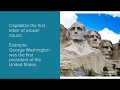 Capitalization Rules for Middle Schoolers