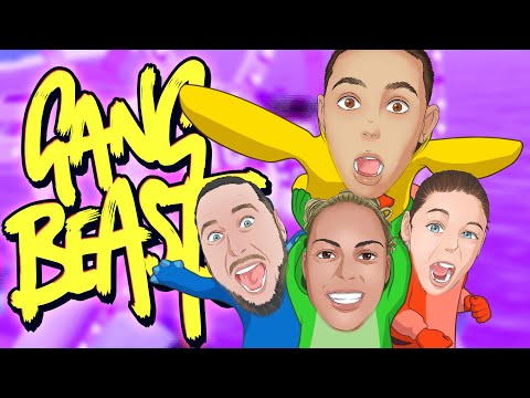 We have a FAMILY Battle Royale in GANG BEASTS