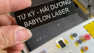 Có Nên đầu tư Máy laser 9060 - 80w cắt khắc mica làm tem nhãn tủ điện ?