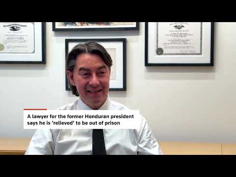 YouTube video thumbnail: Former Honduran President 'Relieved' After Pardon, Says his Attorney 