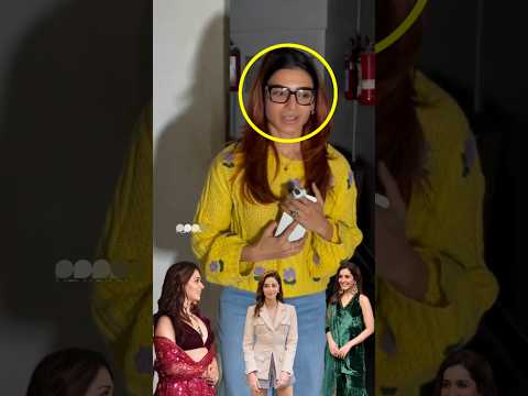Samantha snapped in this cute yellow knit wear she’s looking like a sunflower.😍💛 #shorts