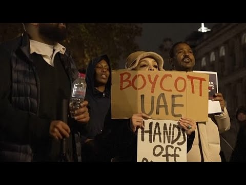 YouTube video thumbnail: Protesters in London Rally for Sudan as War Reaches New Deadly Phase