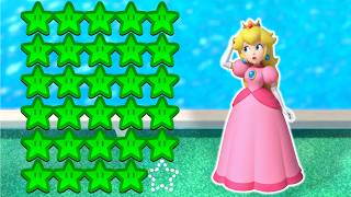 How fast can she find ALL 30 HIDDEN Green Stars? (Hide and Seek Race - Super Mario 3D World)