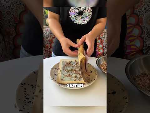 Sie hat etwas Unglaubliches im Inneren des Buches gezüchtet!