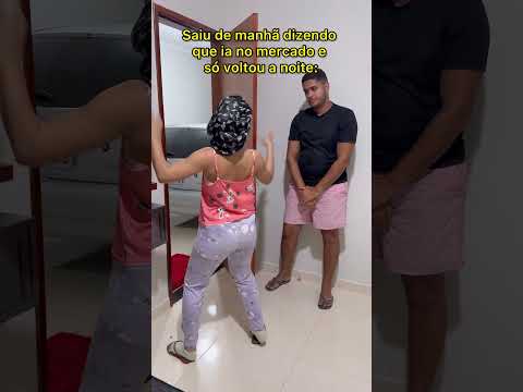 Saiu de manhã dizendo que ia no mercado e só voltou a noite #viral #comedia #humor #shorts