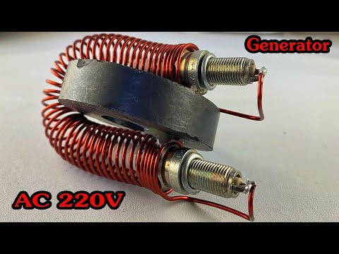 New Create Free Energy Generator At Home Using By Copper Wire & Magnet #technology