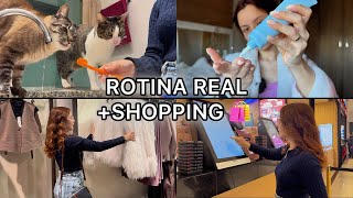 ASMR VLOG aconchegante: rotina real + shopping 💖