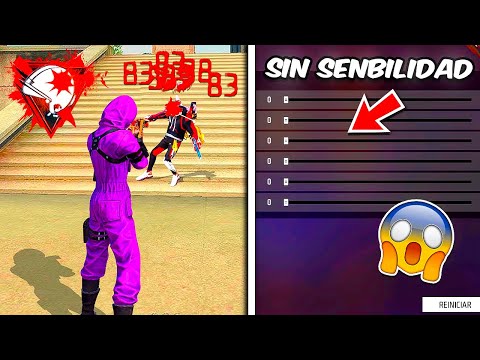 RETO: JUGAR CON LA SENSIBILIDAD EN “0” EN CLASIFICATORIA 💀😱 FREE FIRE