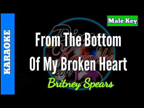 From The Bottom Of My Broken Heart by Britney Spears ( Karaoke : Male Key)