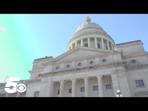 YouTube video thumbnail: Arkansas Families Sue to Stop Law Requiring Ten Commandments Displays in Schools