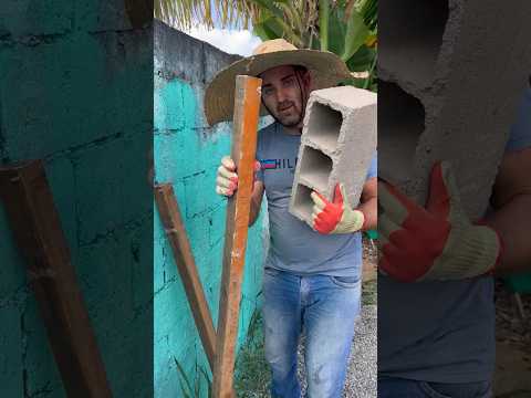Andaime mais Prático do Mundo #pedreiro #construcaocivil #andaime #diy