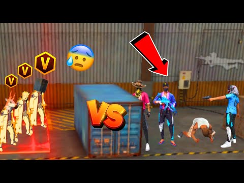 TROLLEO con LA SKIN de NARUTO en LOBO SOLITARIO🤣😡 FreeFire