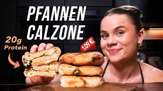 1,09€ für 20g Eiweiß? Spinat CALZONE aus der Pfanne